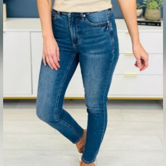 Judy Blue Denim - Judy Blue Jeans Bowie Control Top High Rise Skinny Jeans Size 15/32
